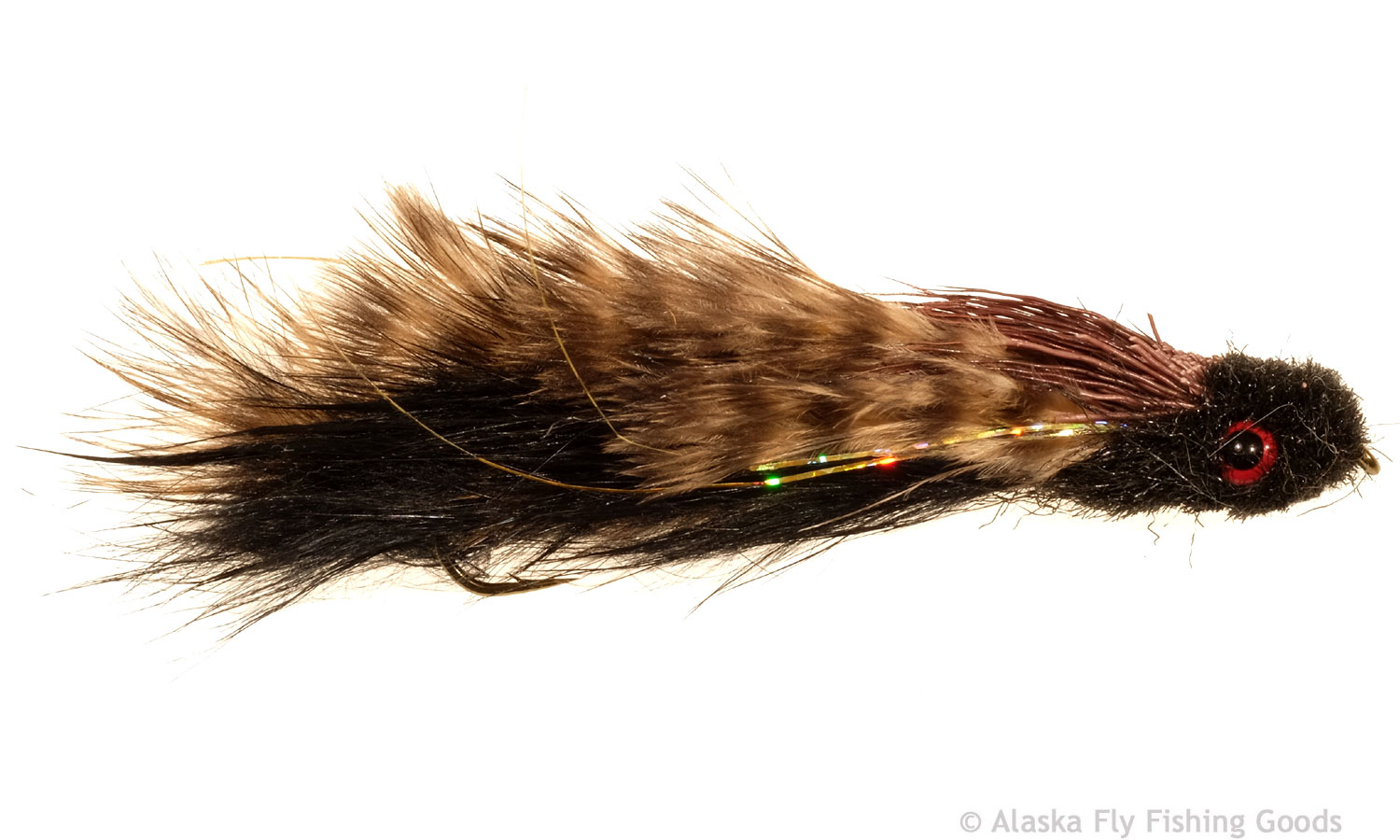 Big Gulp Sculp - Black #4 - Sculpin & Leech Flies - Alaska Fly Fishing Goods