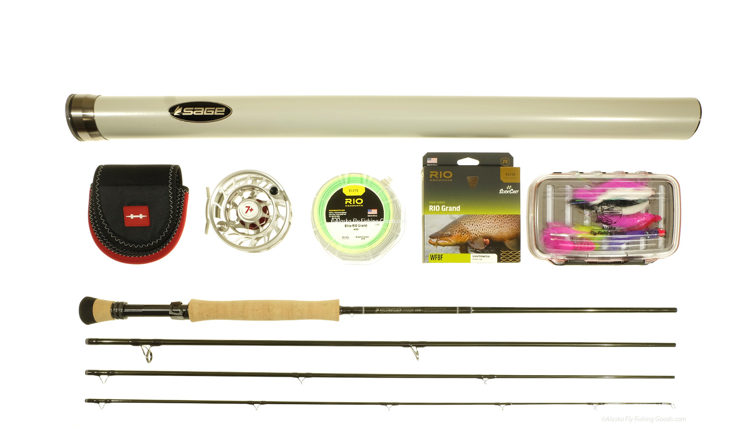 The ultimate rod package for Alaska's salmon, steelhead, big trout and others species.