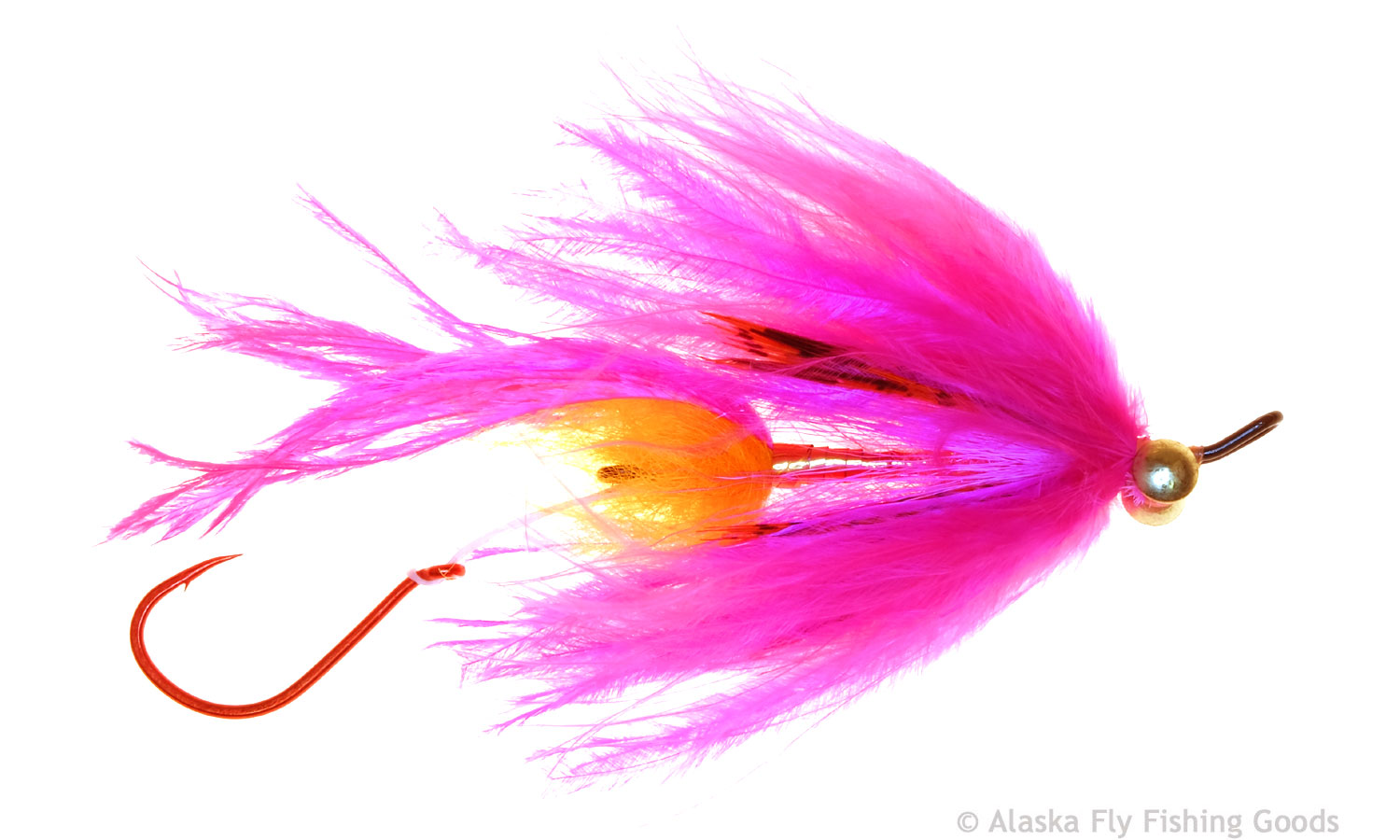Guide Intruder - Pink #1/0 - Alaska Fly Fishing Goods