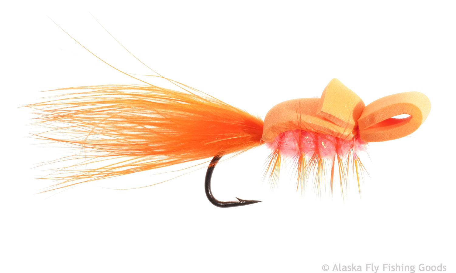 AK Gurgler - Orange #6 - AFFG Exclusive Flies - Alaska Fly Fishing Goods