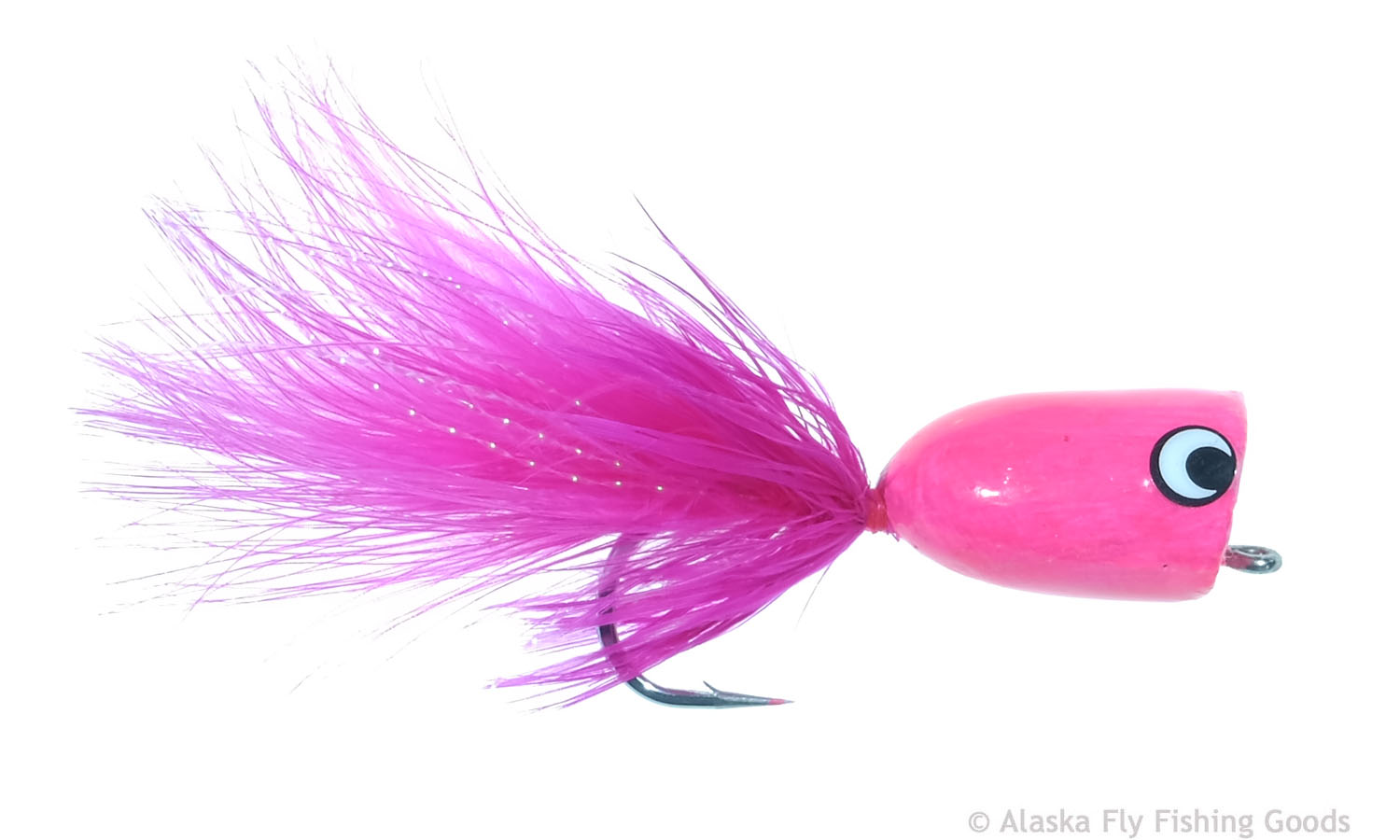 Popper Wog - Pink #1 - Alaska Fly Fishing Goods