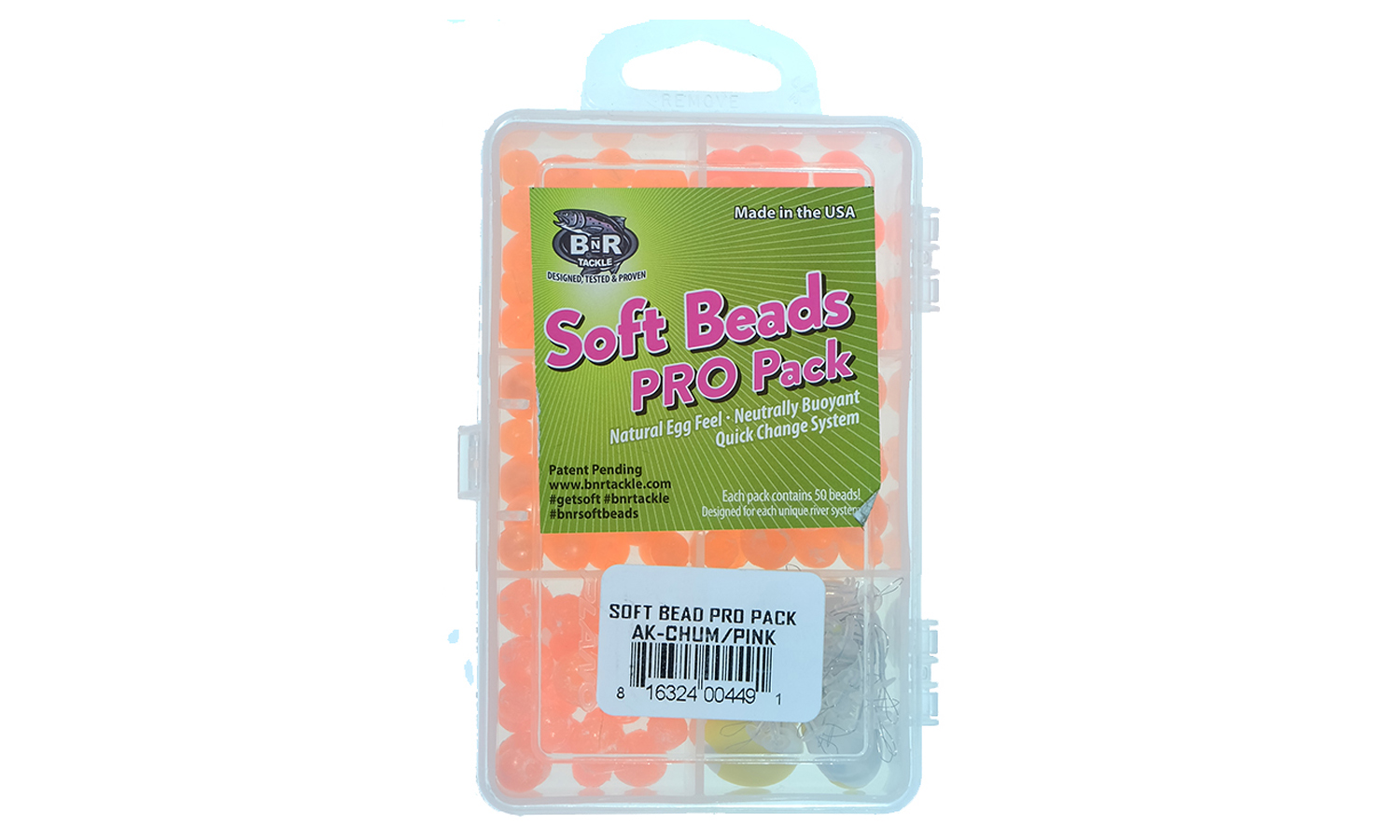 BnR Soft Beads Pro Pack - AK Chum & Pink - Soft Beads - Alaska Fly Fishing  Goods
