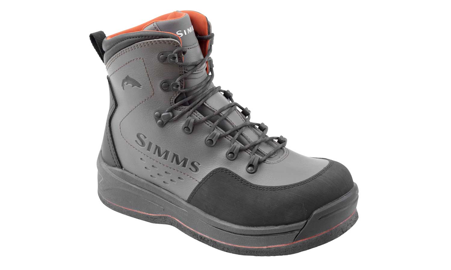 SIMMS Fly Fishing Wading Boots w/ Rubber Sole Men's US 11