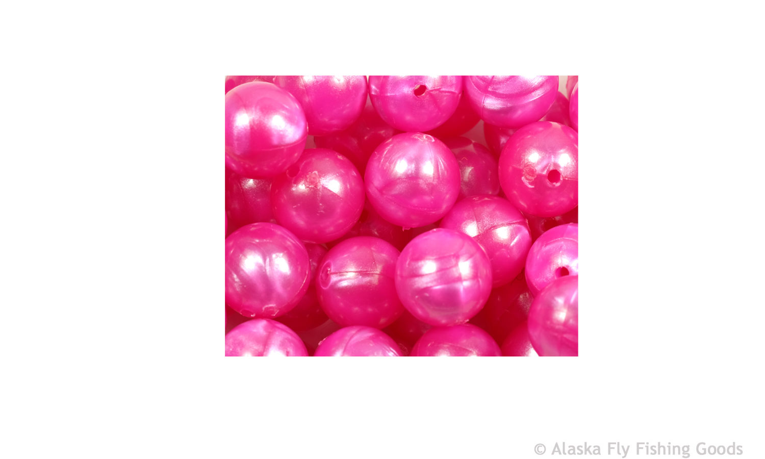 AFFG Steelhead Bead- UV Nail Polish Pink - Guide Model Steelhead Beads -  Alaska Fly Fishing Goods