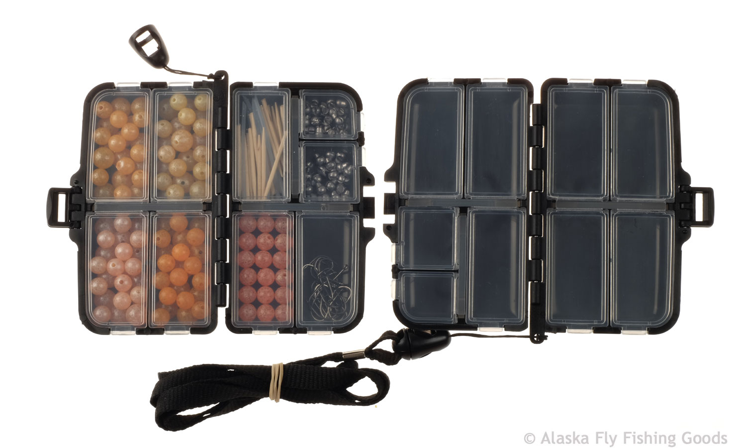 Medium Bead Box with 9 Compartments Bead Hooks, Pegs and Accessories