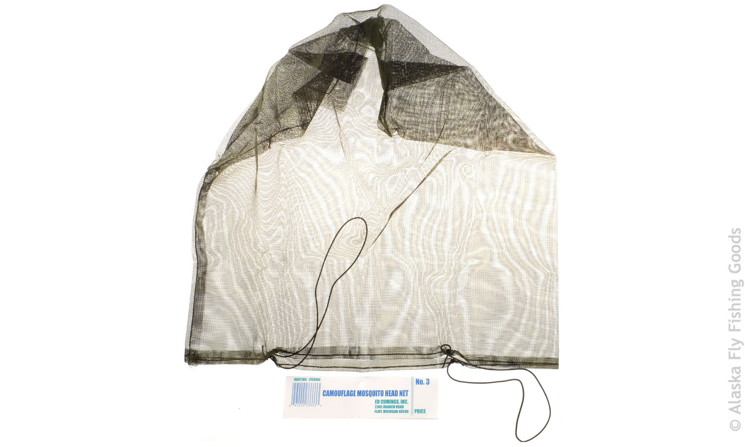 Camouflage Mosquito Head Net Bug Protection Alaska Fly Fishing Goods