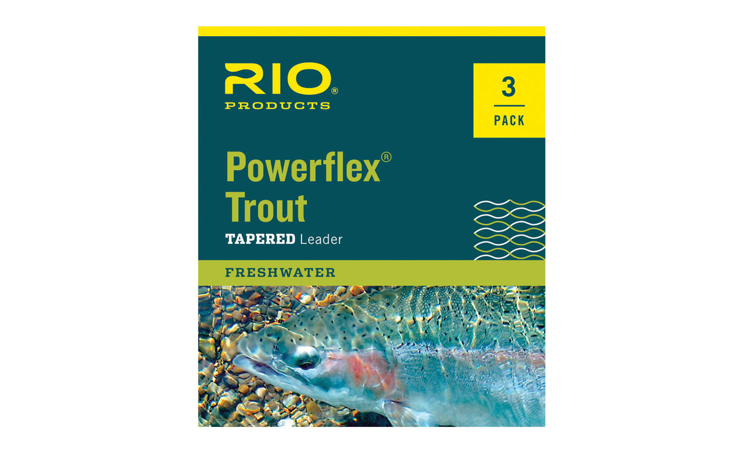 3- Pack Rio Knotless Tapered 9ft Trout Leader - Leader and Tippet - Alaska Fly  Fishing Goods