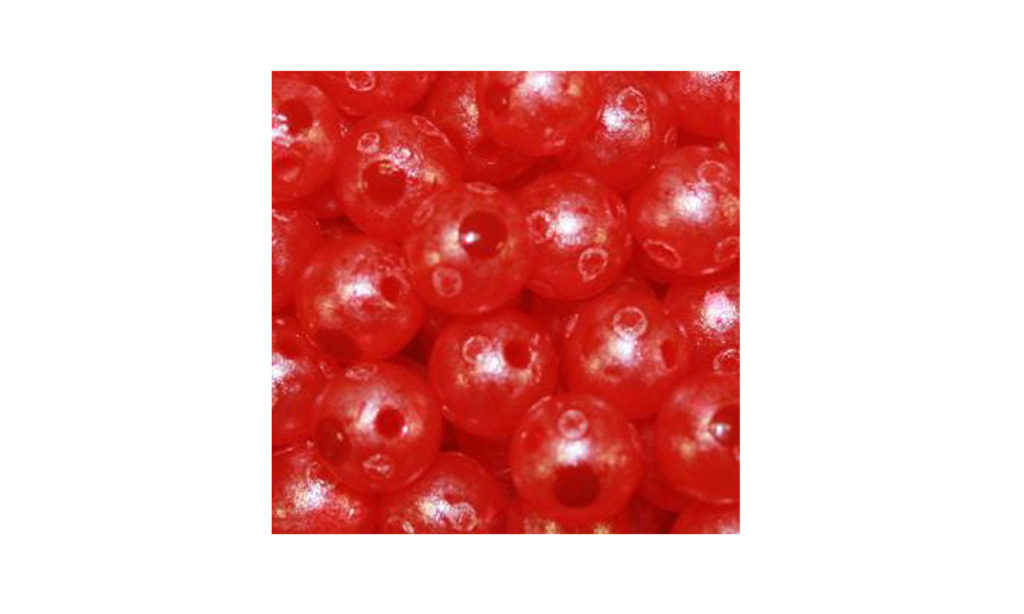 Blood Dot Hot Cherry Roe Trout Bead Alaska Fly Fishing Goods