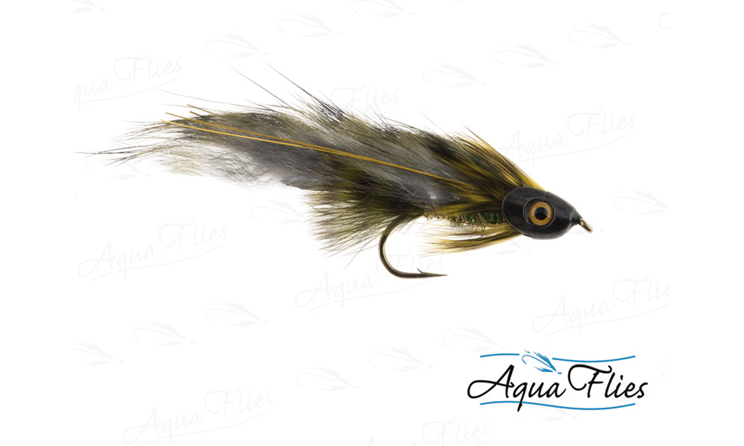 Fish Skull Zonker - Olive #6 - Fry & Baitfish Flies - Alaska Fly Fishing  Goods