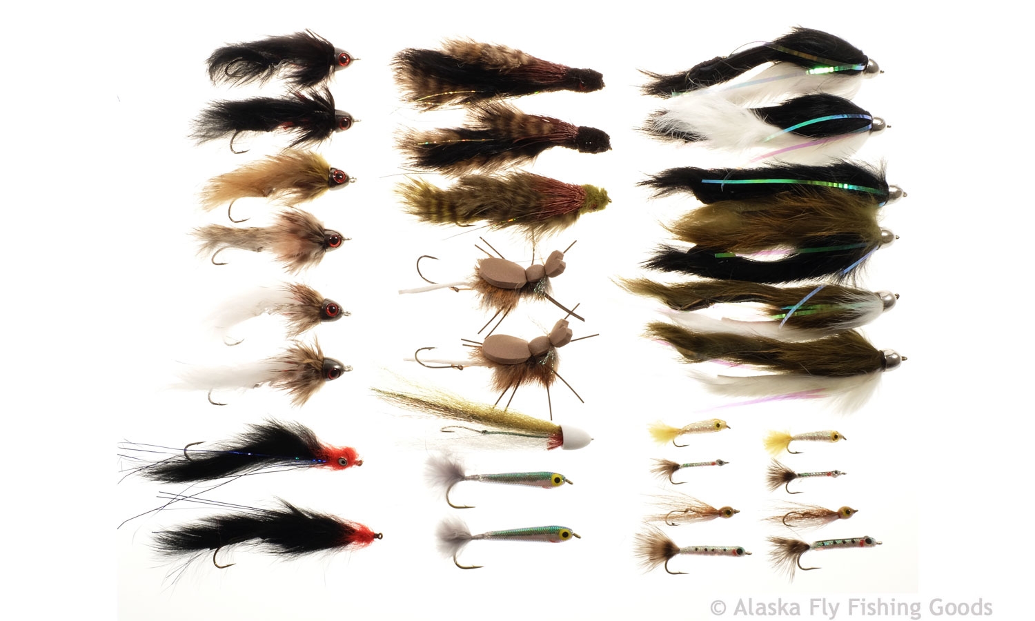 Alaska Spring Trout Fly Selection - Freshwater