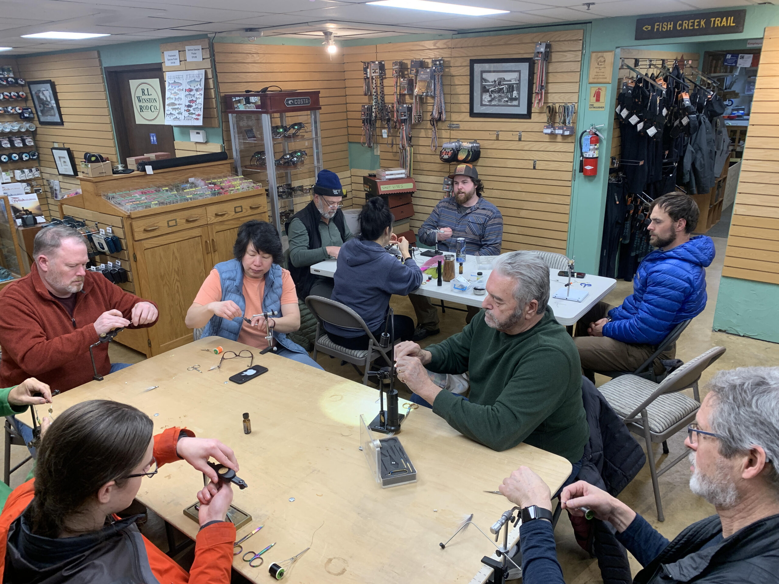 Fly Tying Night at the Shop